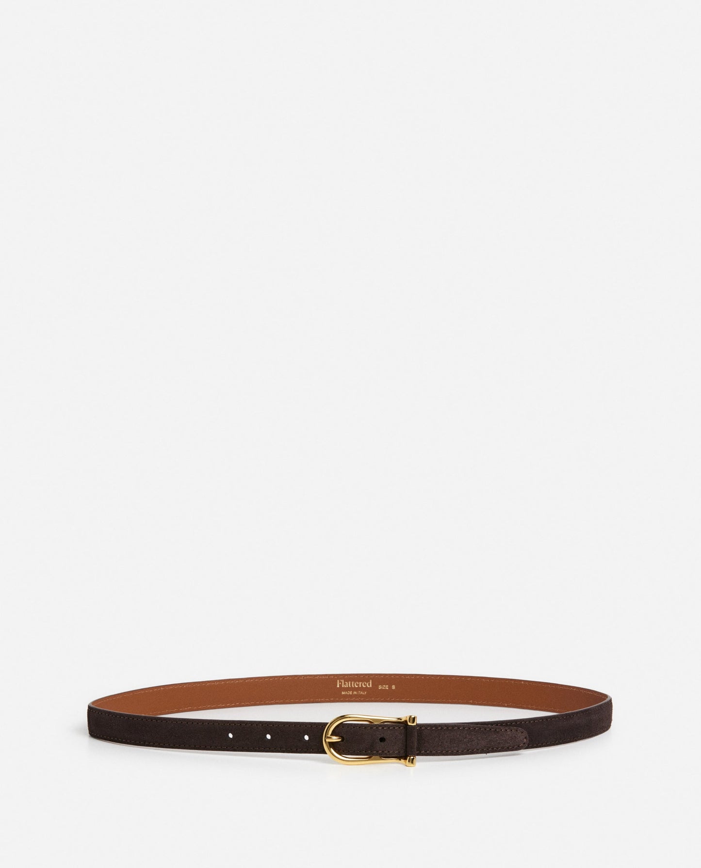 Betty Belt Suede Chocolate