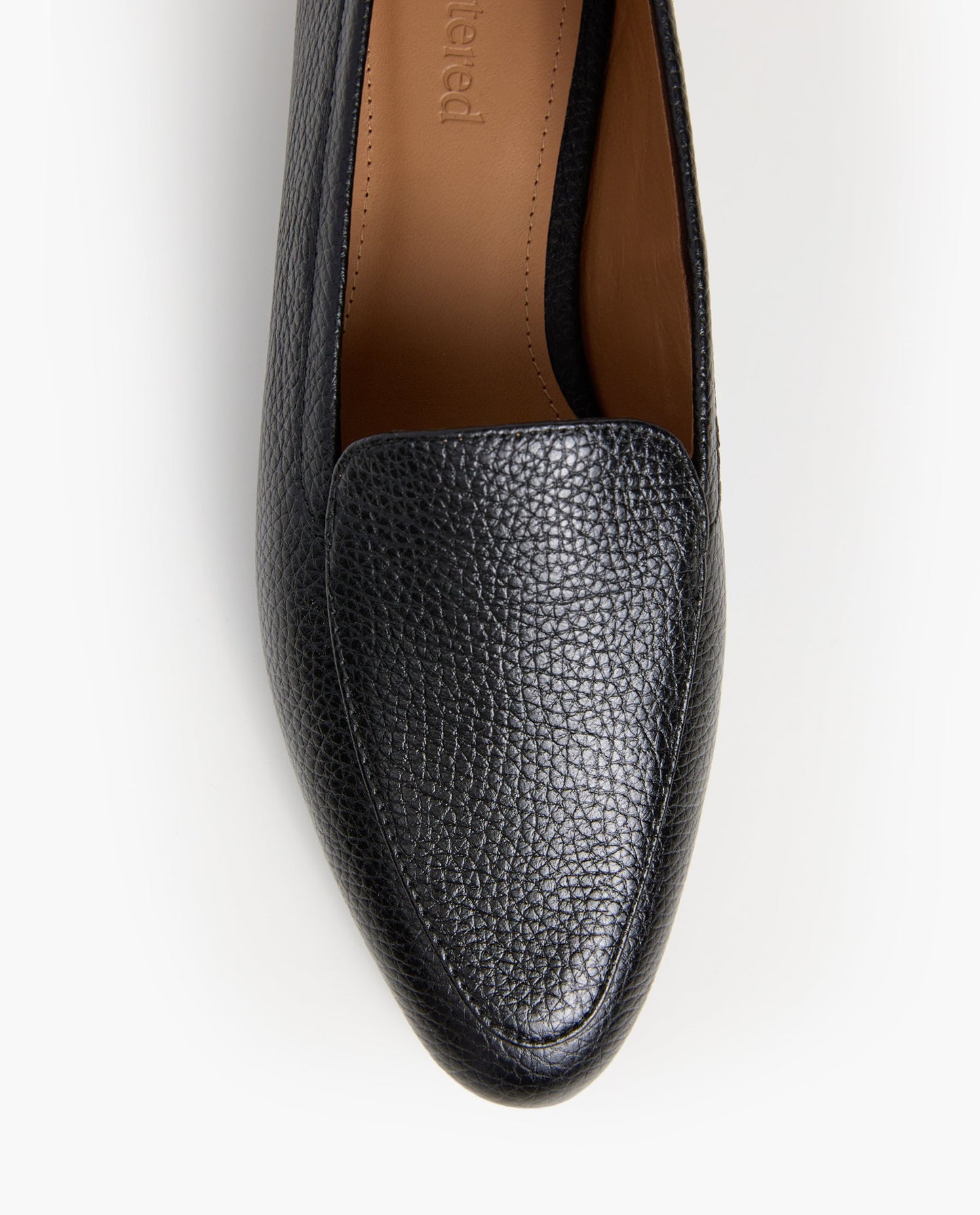 Cajsa Grained Leather Black