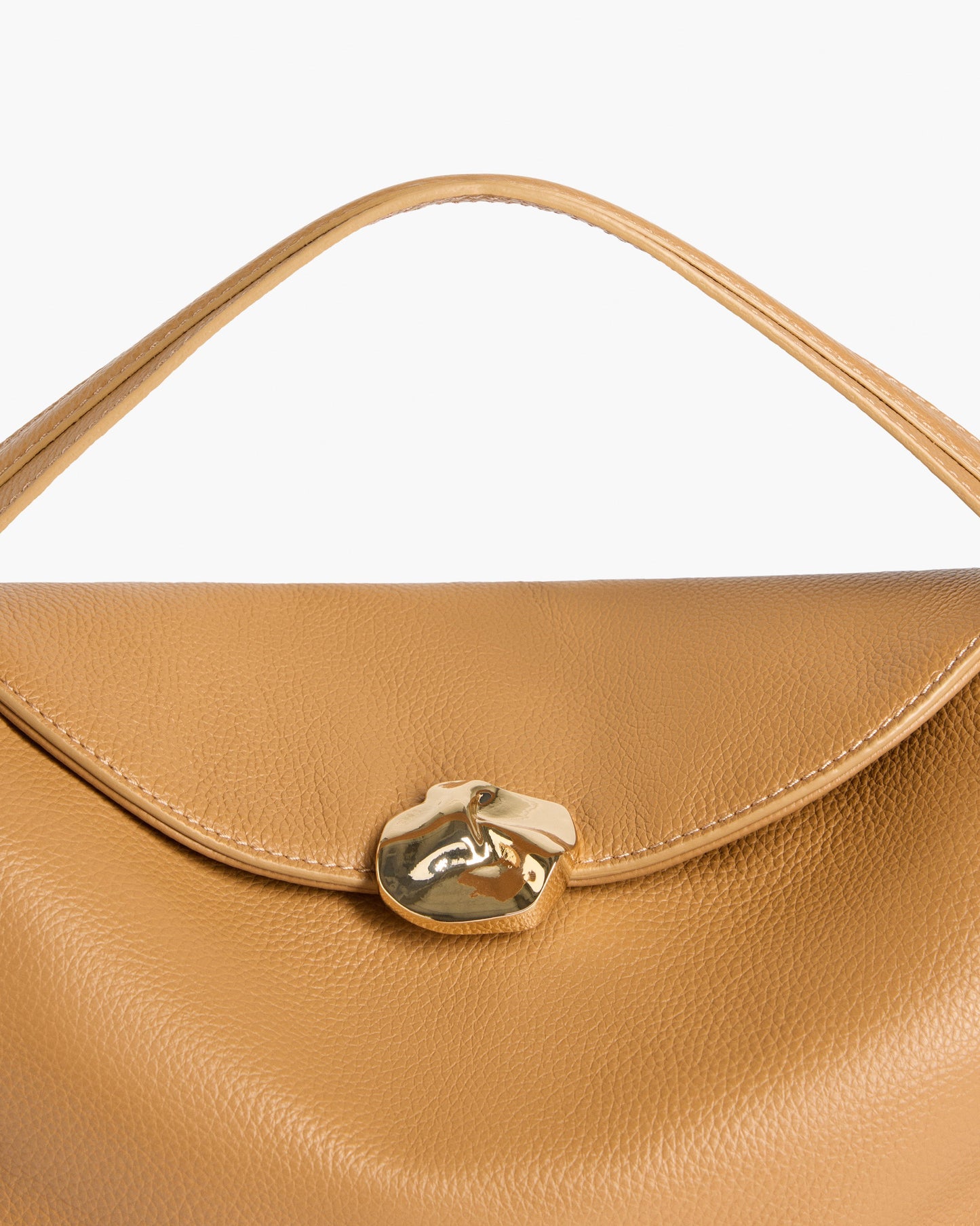 Hanna Grande Bag Grained Leather Cognac