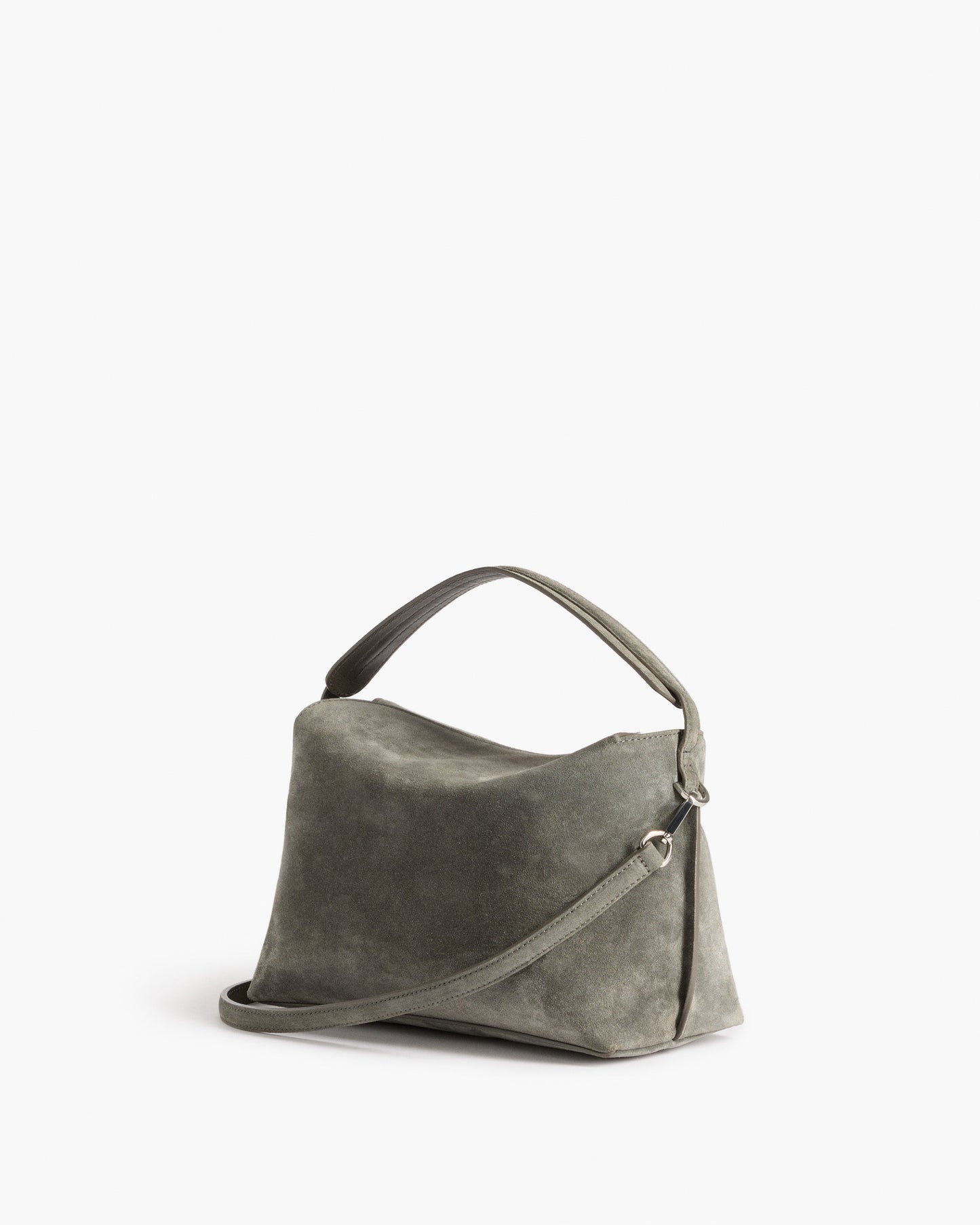 Hera Handbag Suede Grey
