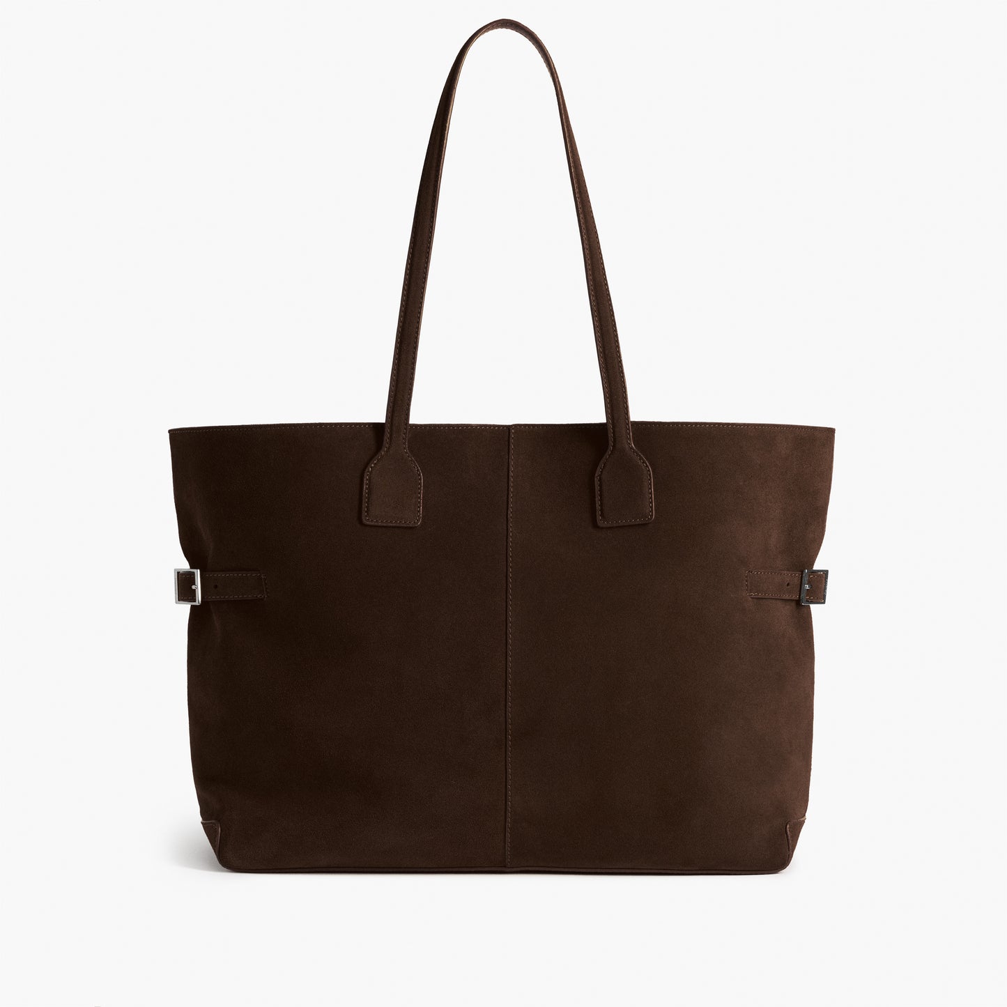 Lesley Tote Bag Suede Chocolate