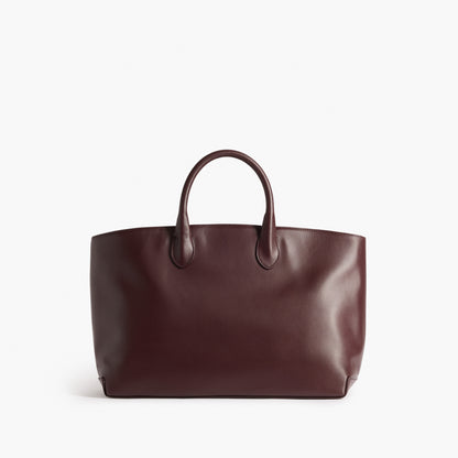 Lola Tote Leather Burgundy