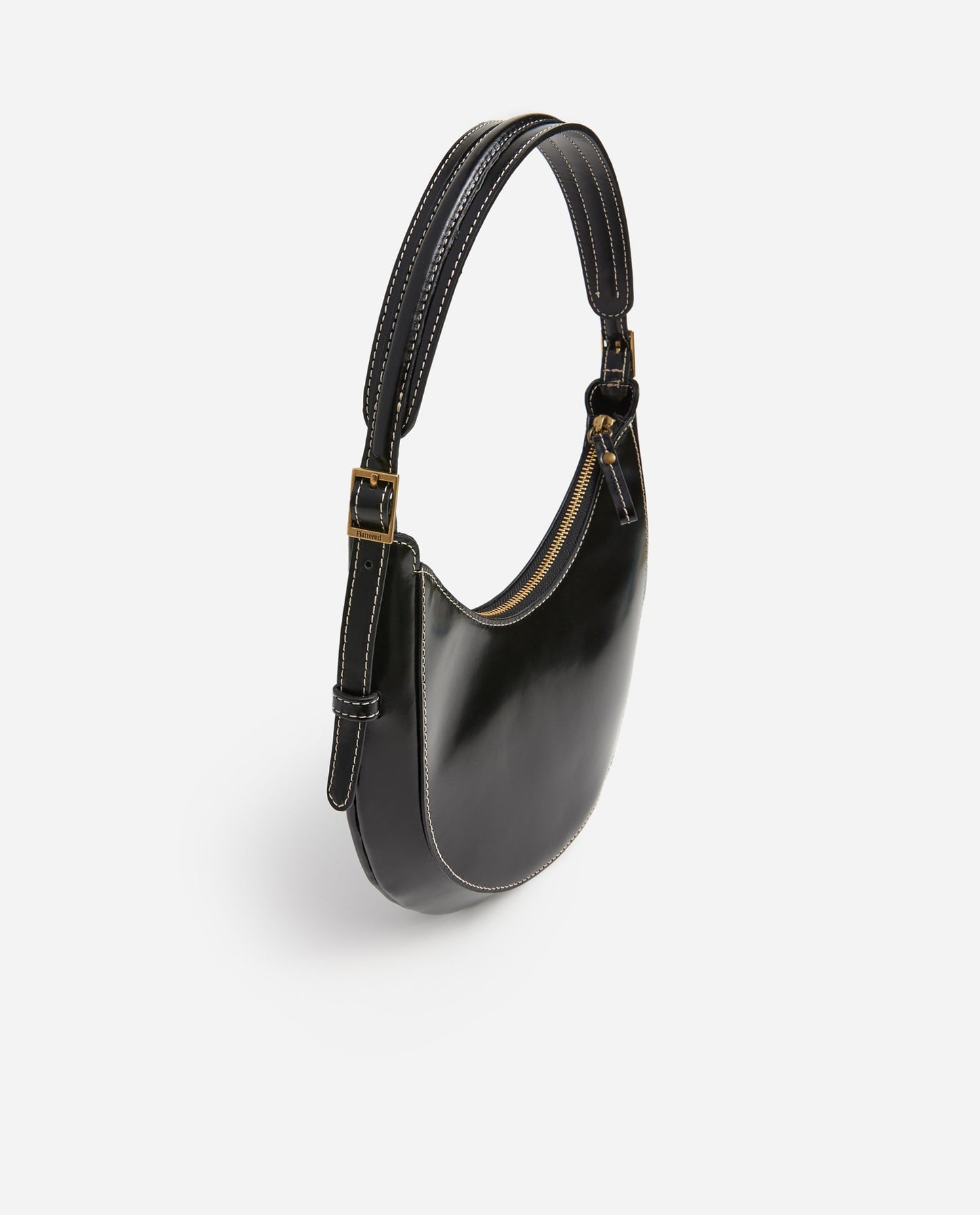 Lunar Shoulder Bag Leather Black