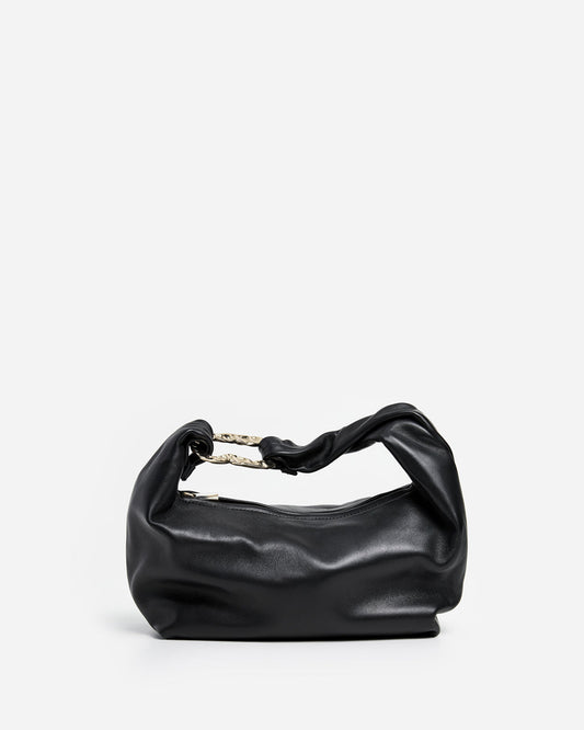 Amanda Shoulder Bag Leather Black