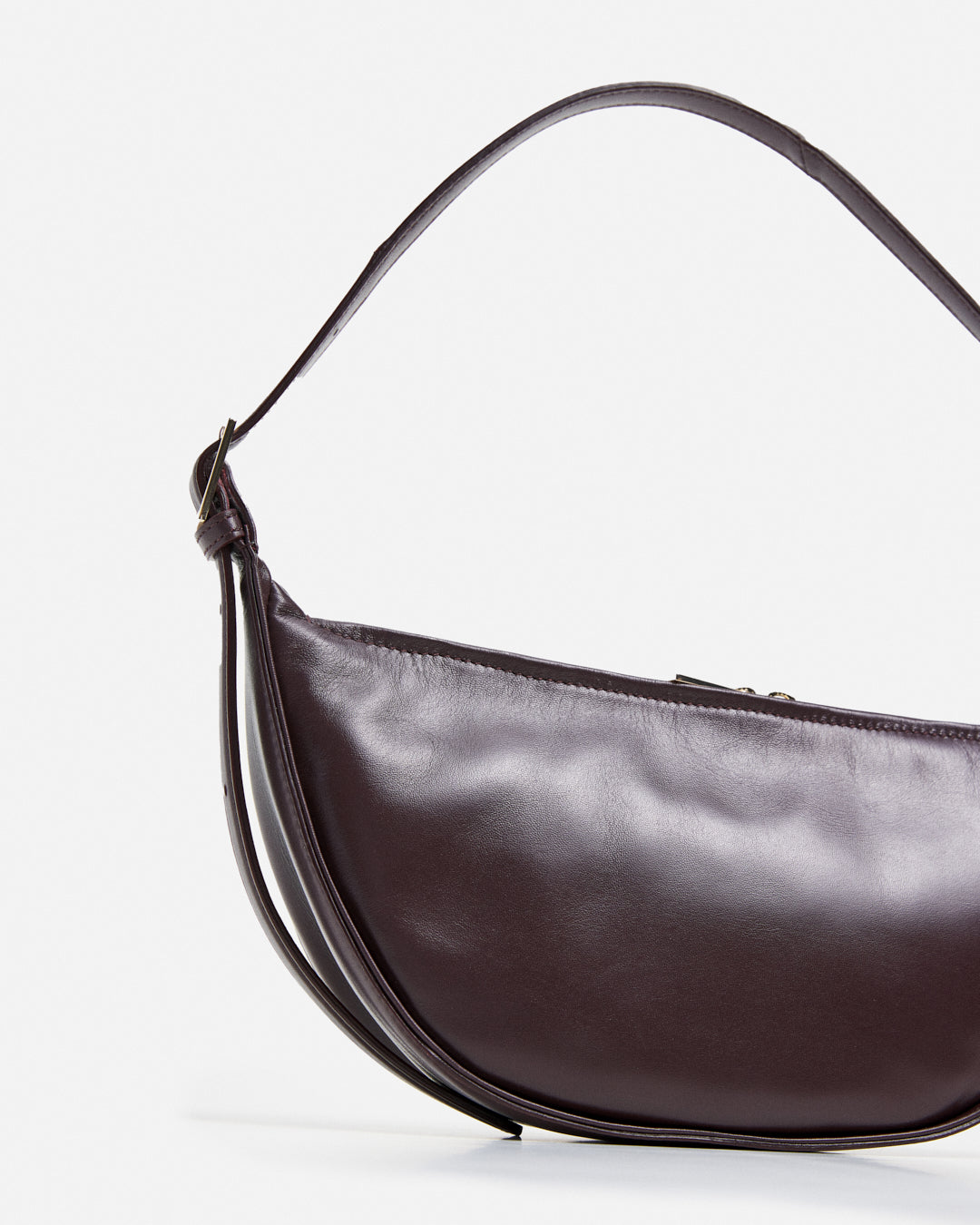 Irma Shoulder Bag Leather Burgundy