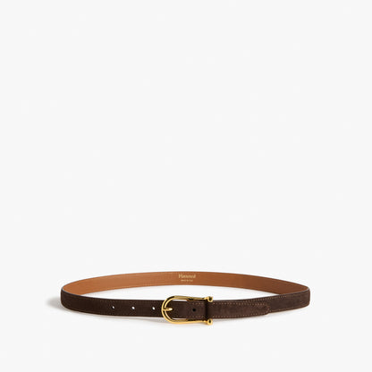 Betty Belt Suede Chocolate