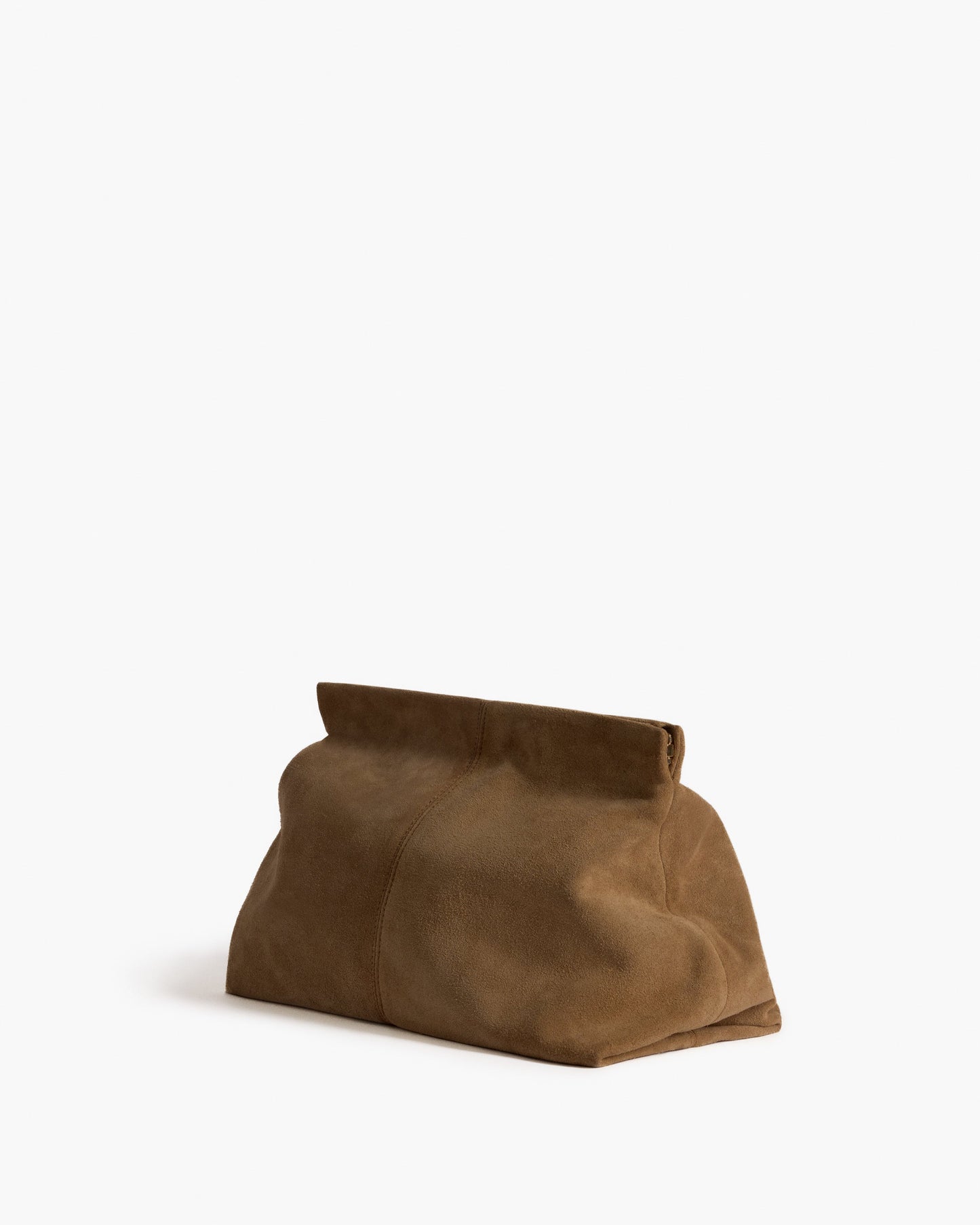 Clay Clutch Suede Wet Sand
