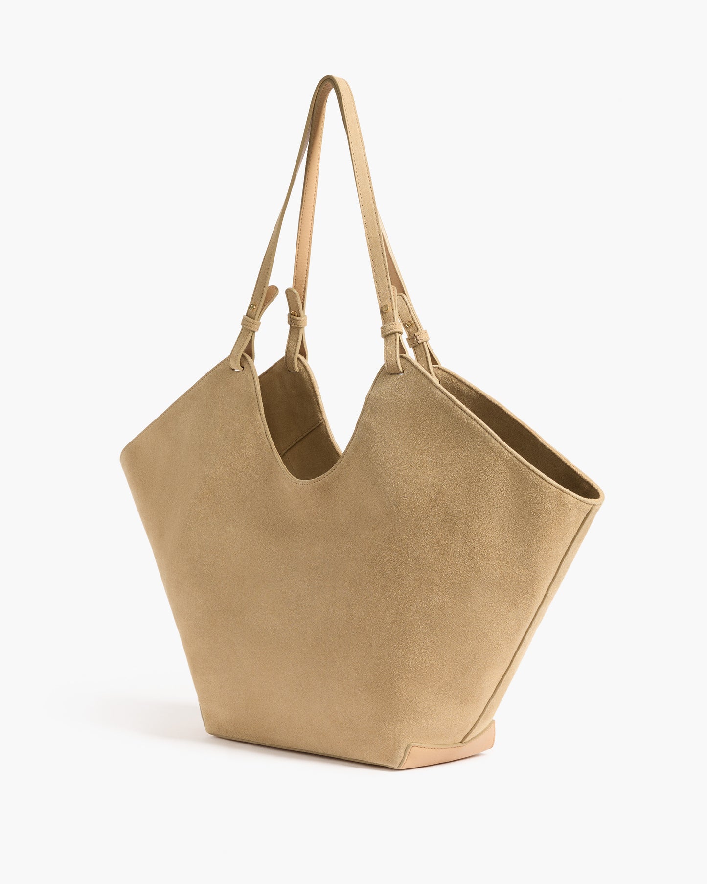 Dahlia Tote Bag Suede Sand