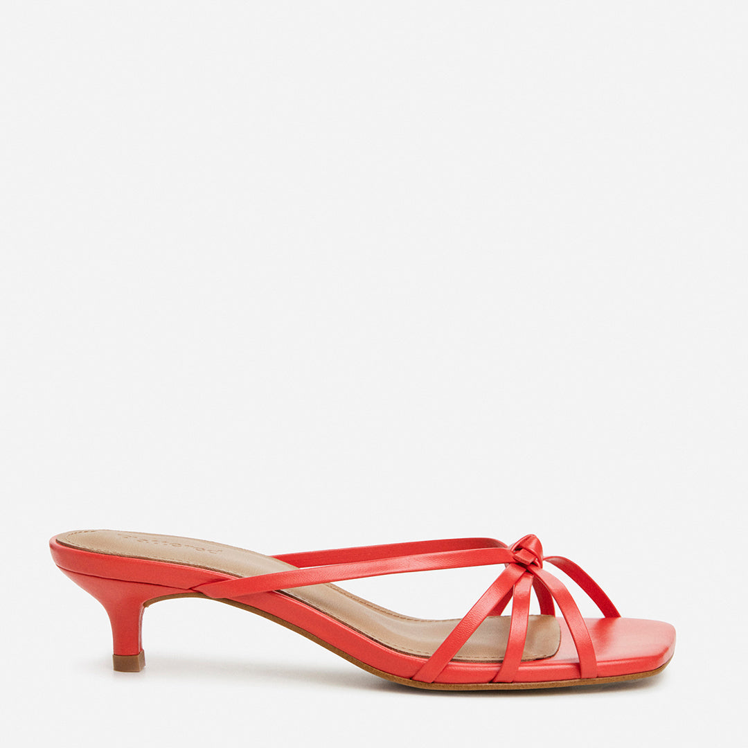 Eunisa Leather Poppy Red
