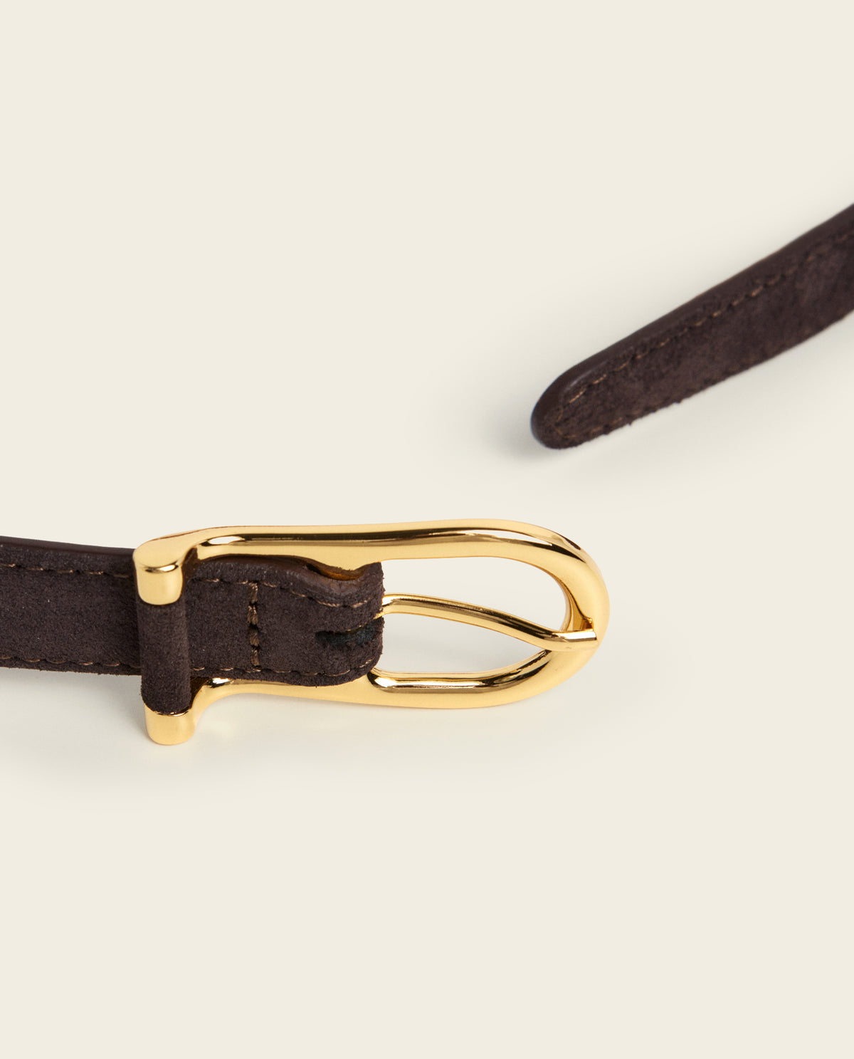 Betty Belt Suede Chocolate
