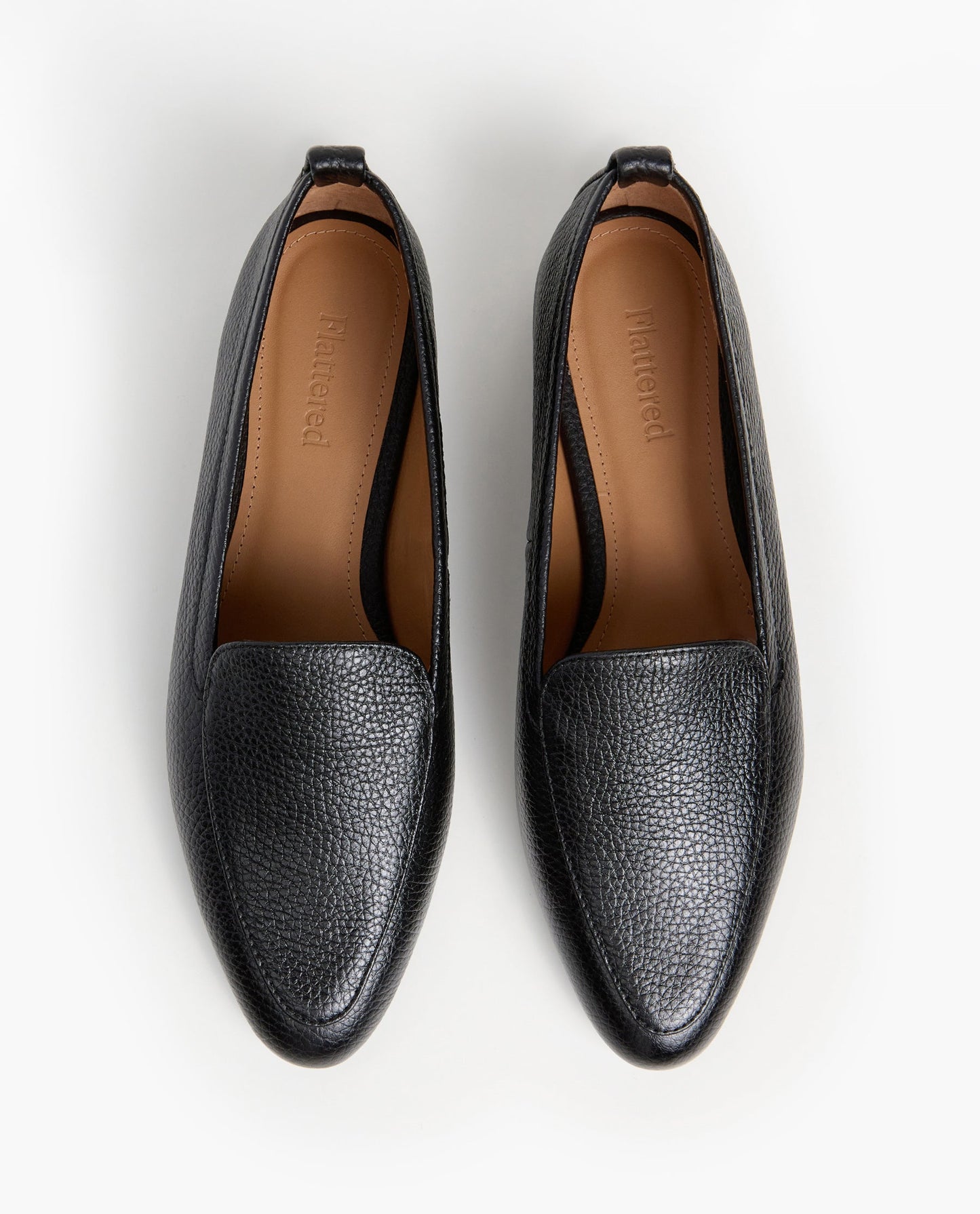 Cajsa Grained Leather Black