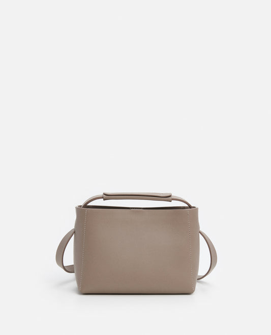 Hedda Mini Handbag Leather Taupe