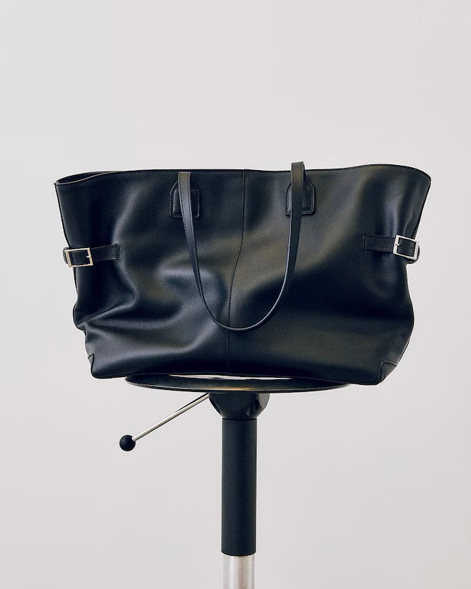 Lesley Tote Bag Leather Black