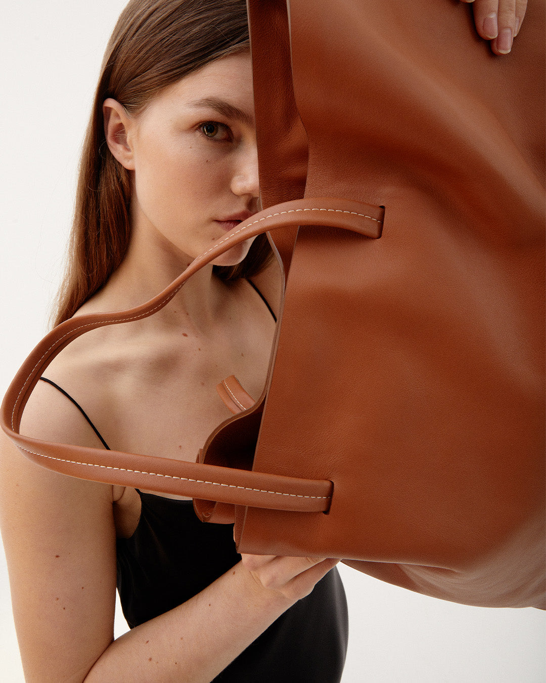 Luka Tote Leather Cognac