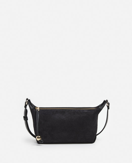 Ru Crossbody Bag Suede Black