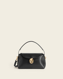 Gaia Mini Bag Leather Black