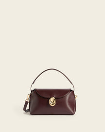 Gaia Mini Bag Leather Burgundy