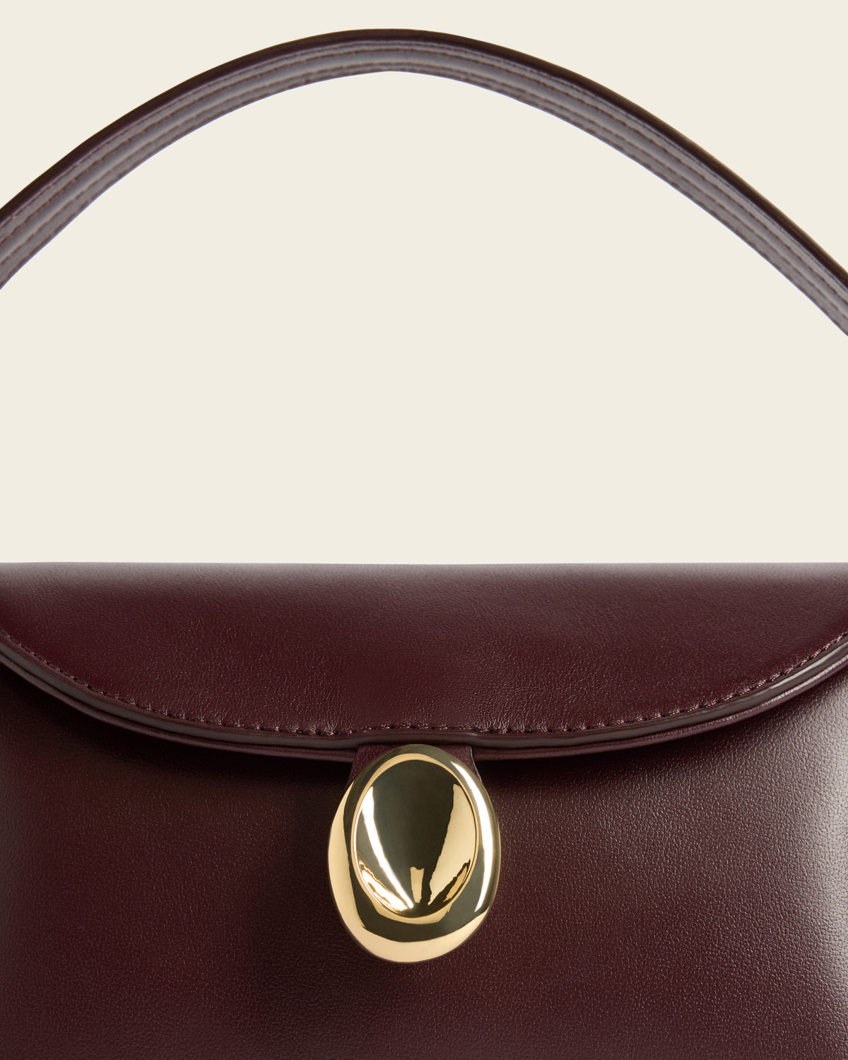 Gaia Mini Bag Leather Burgundy