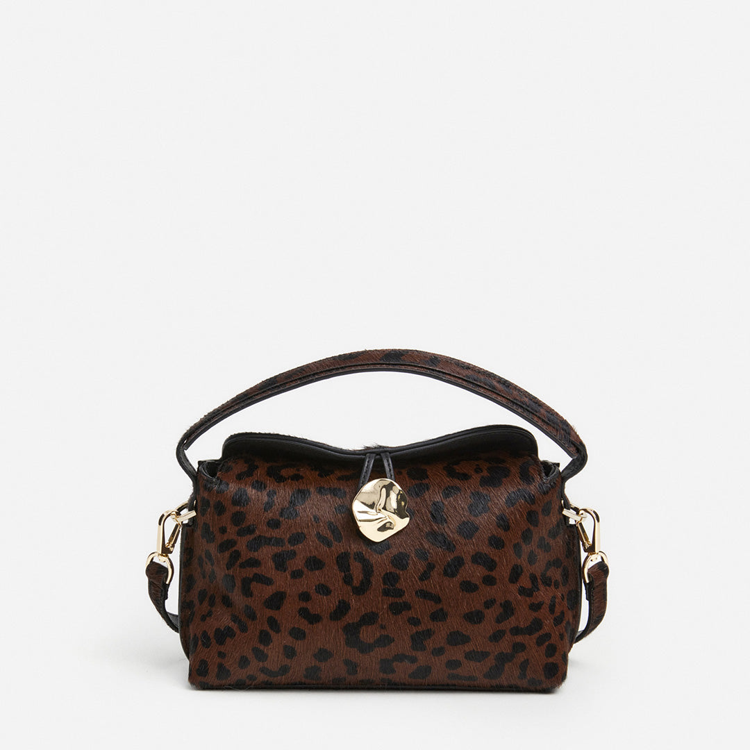 Hanna Mini Bag Leather Hair Leo