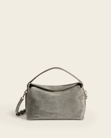 Hera Handbag Suede Grey
