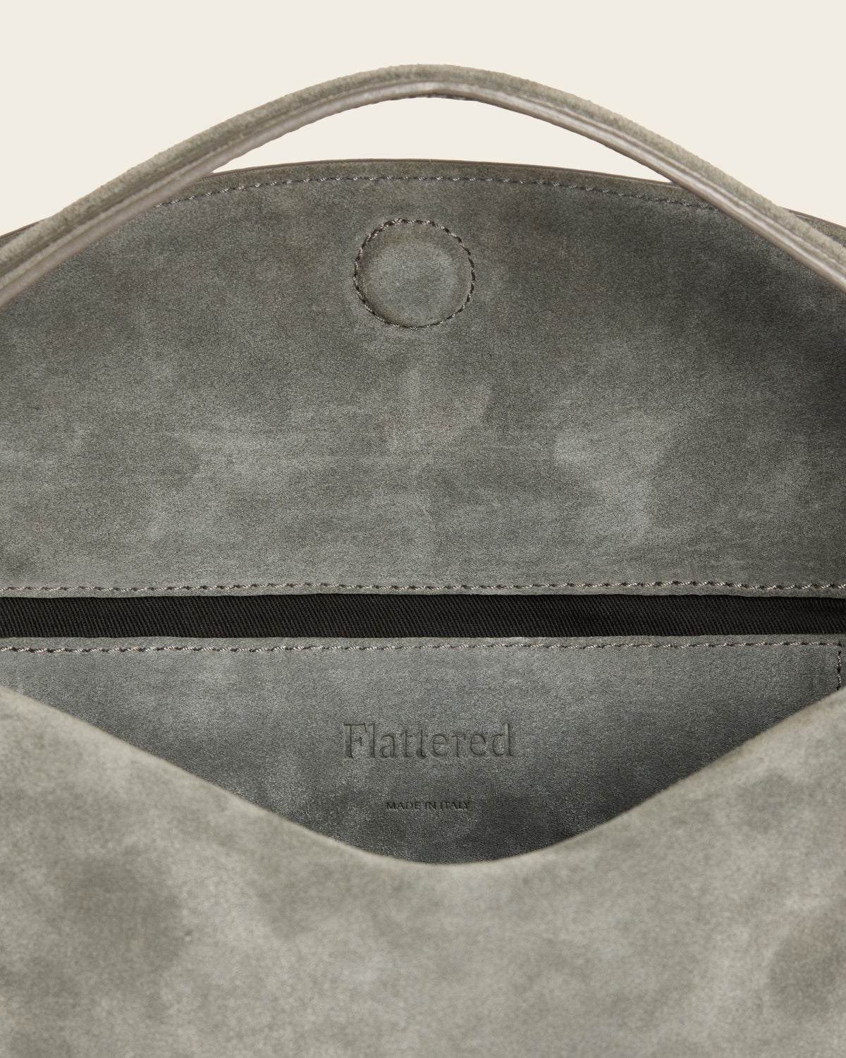 Hera Handbag Suede Grey