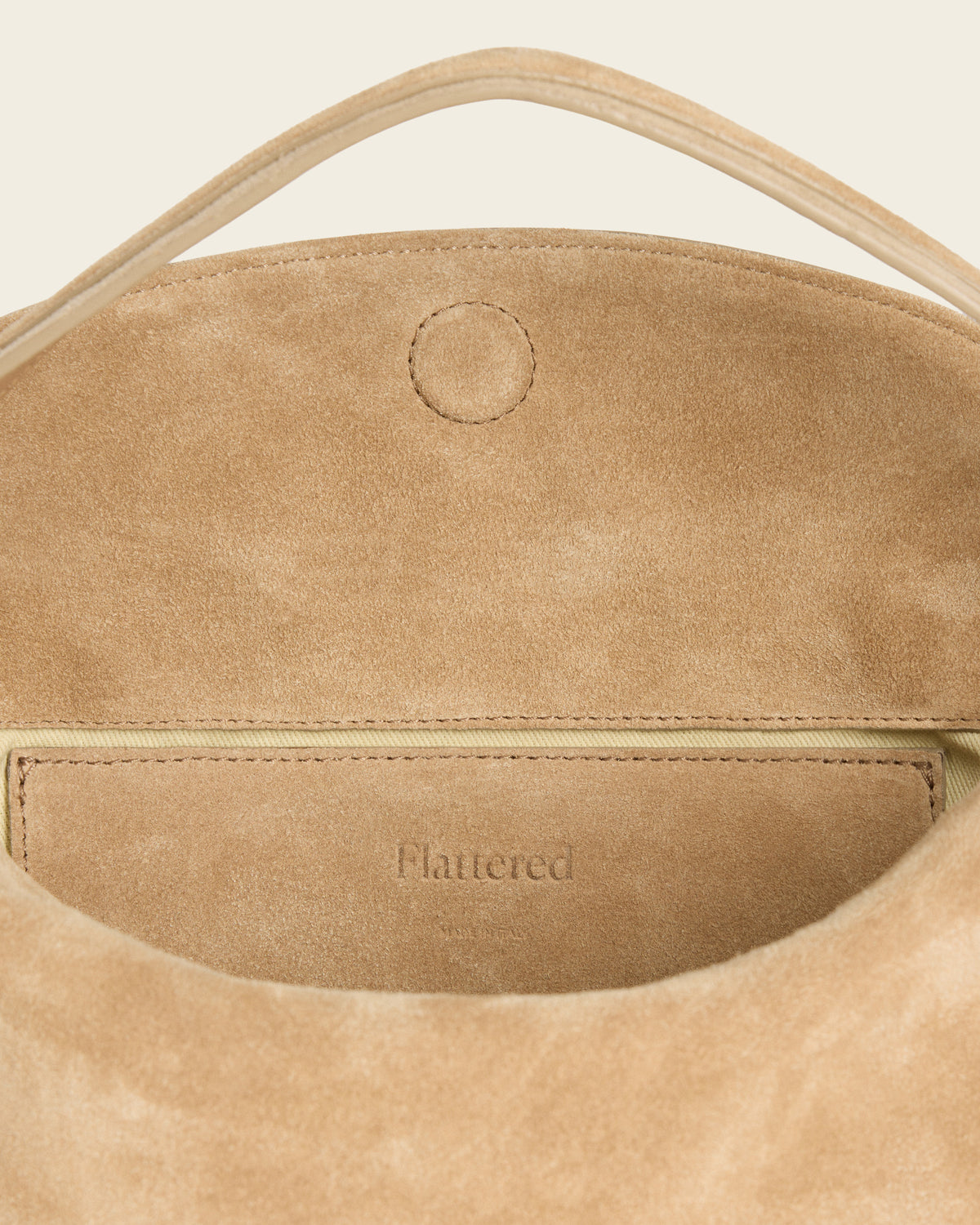 Hera Handbag Suede Sand