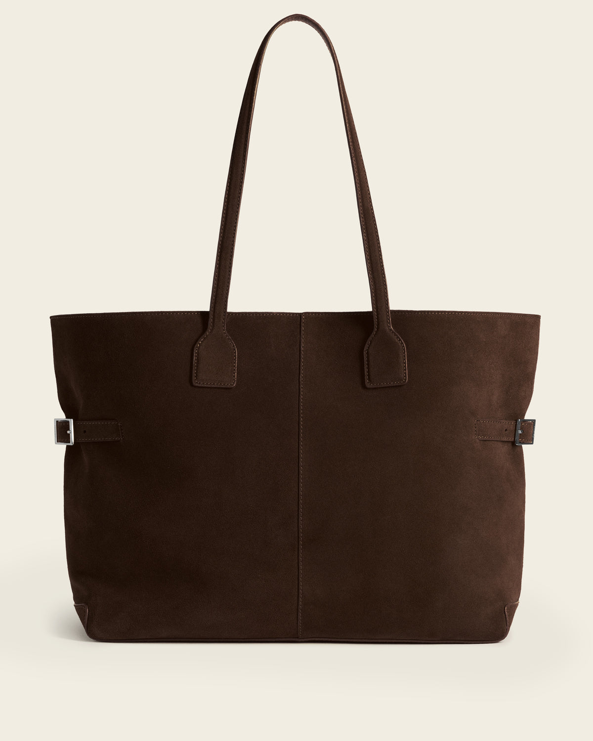Lesley Tote Bag Suede Chocolate