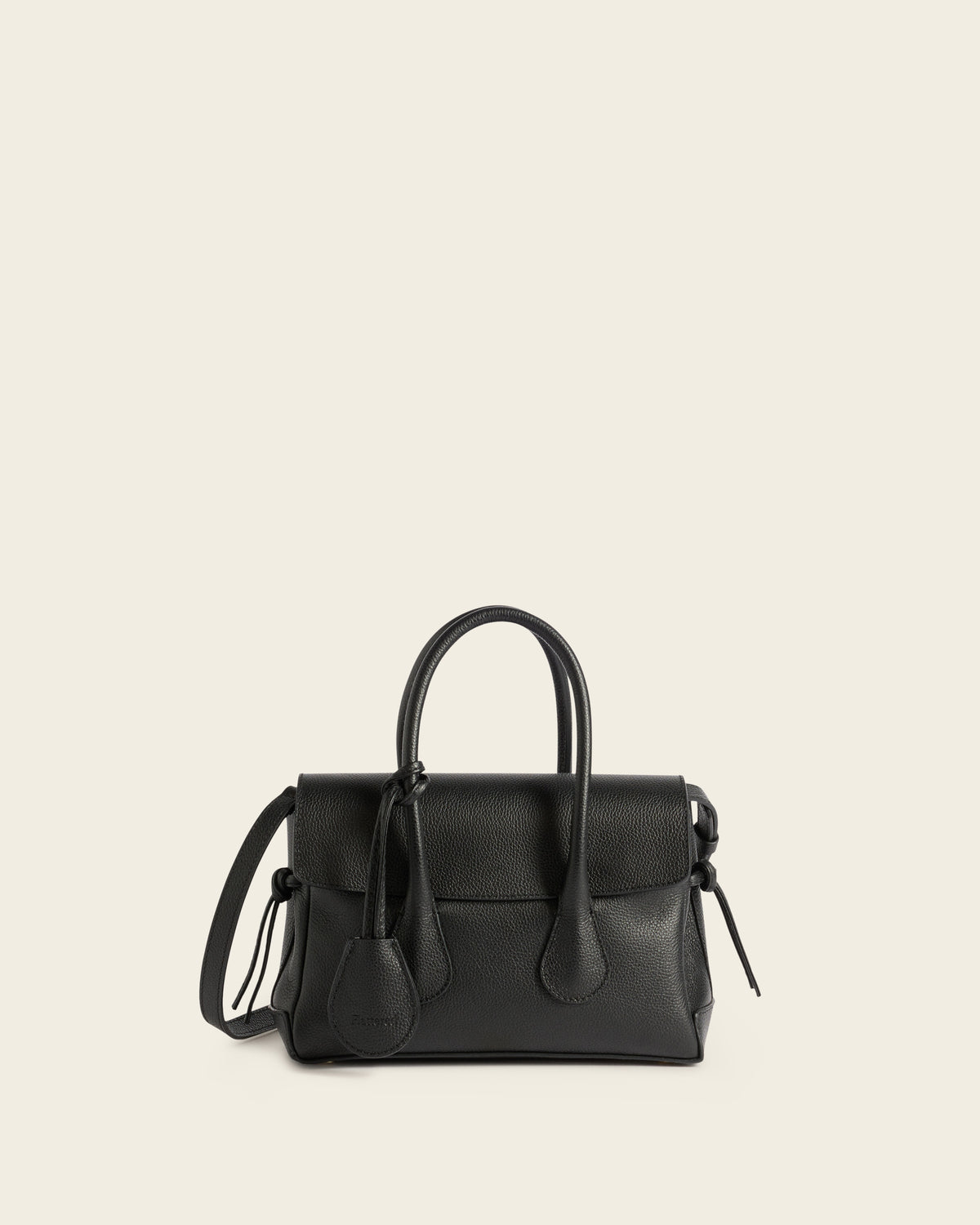 Lydia Mini Bag Grained Leather Black