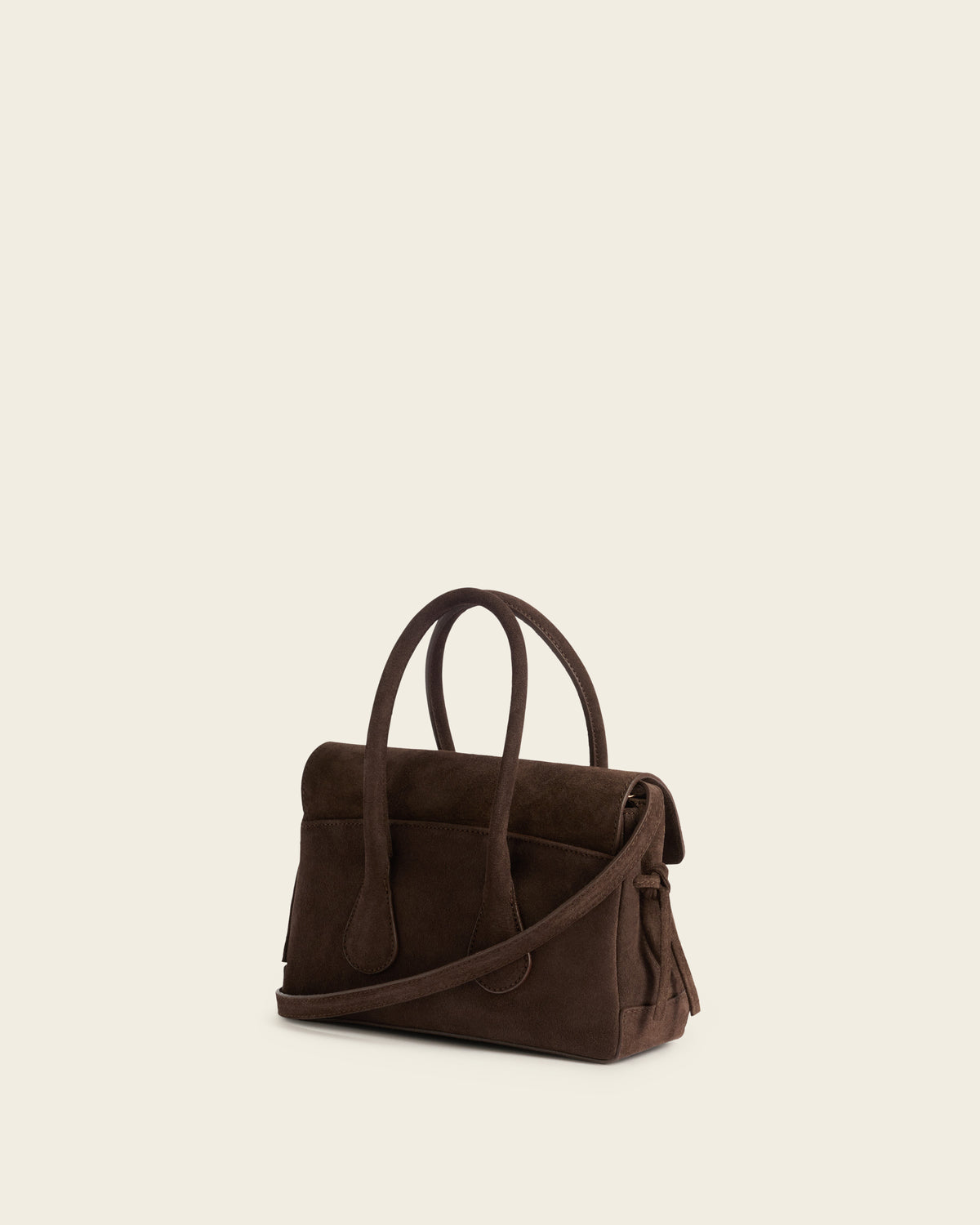 Lydia Mini Bag Suede Chocolate