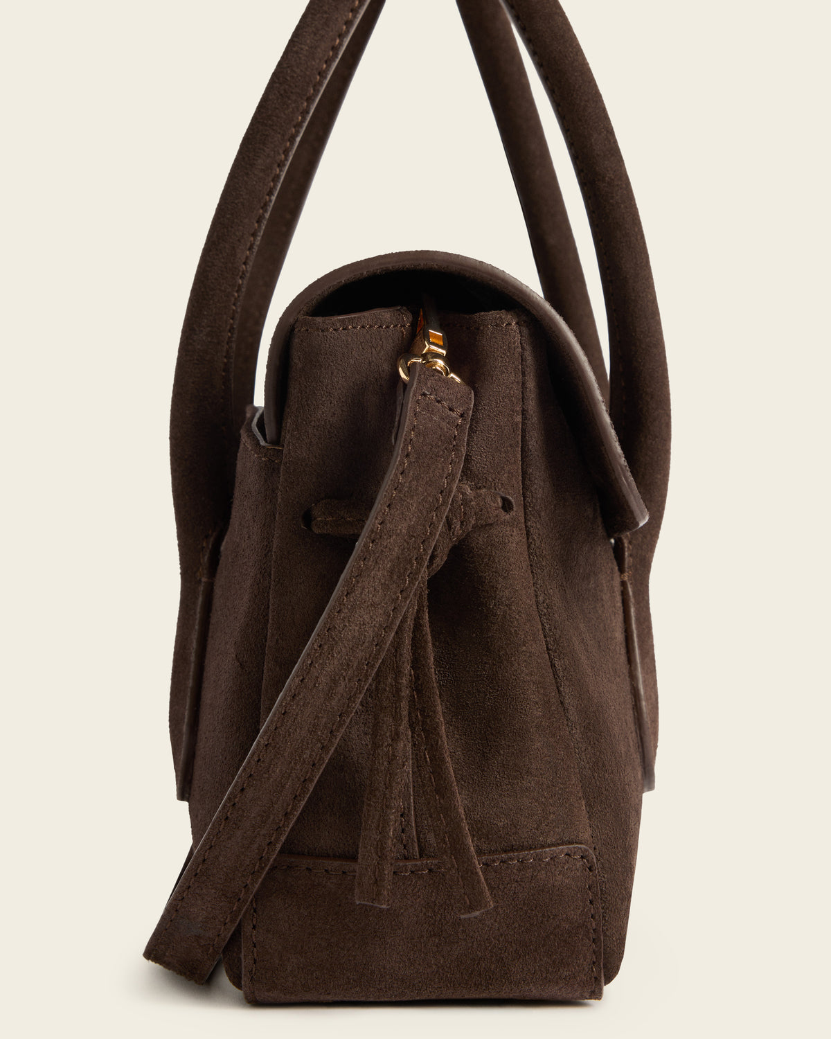 Lydia Mini Bag Suede Chocolate